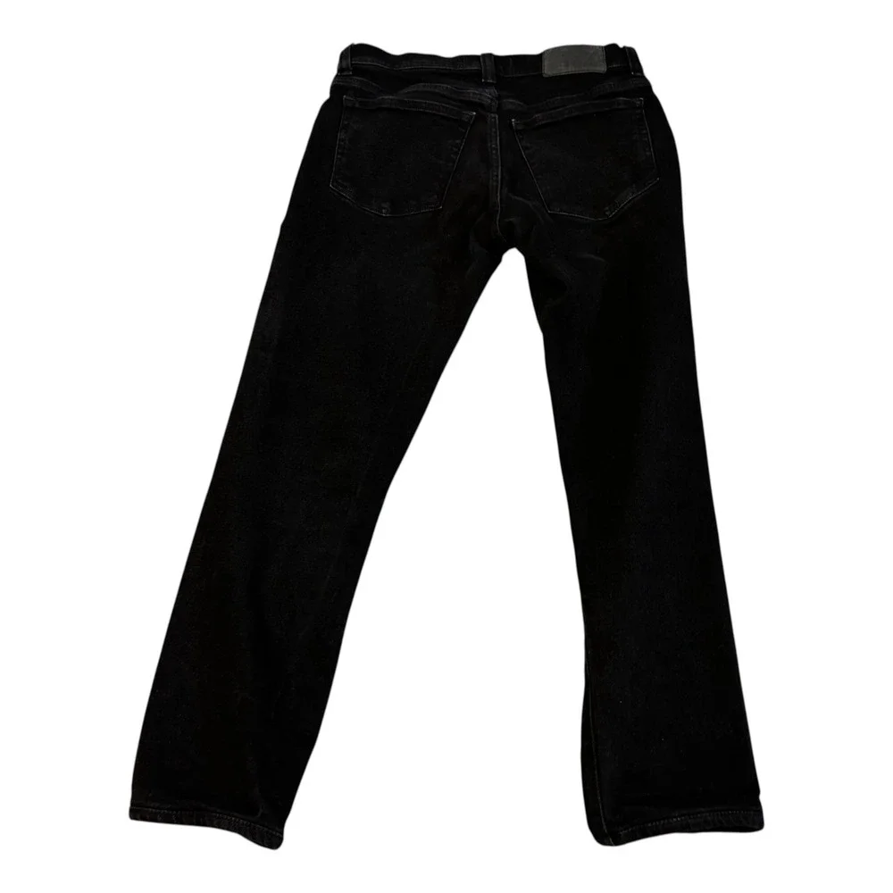 Madewell Slim Fit Men's 5-Pocket Denim Jeans Black Cotton Size 30x30